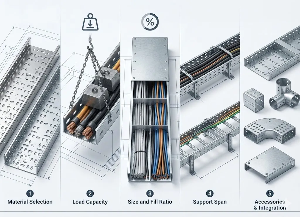 Doğru Kablo Tavası Seçimi Nasıl Yapılır? 5 Adımda Teknik Rehber