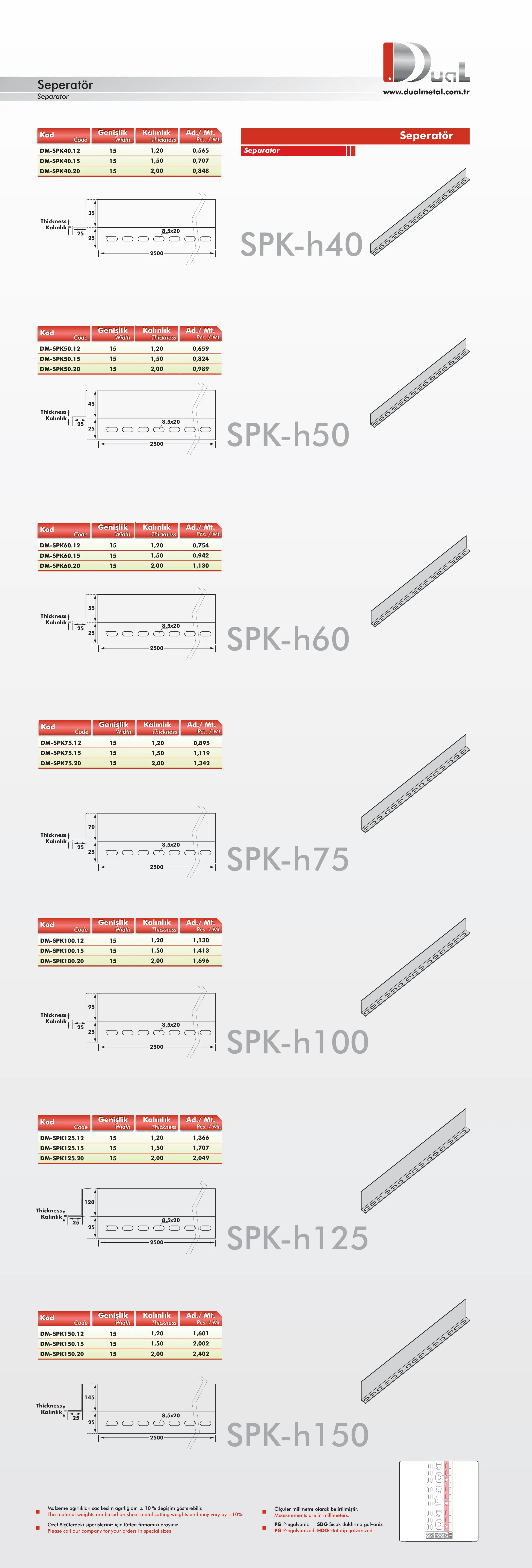 Kanal ve Merdiven Seperatörleri