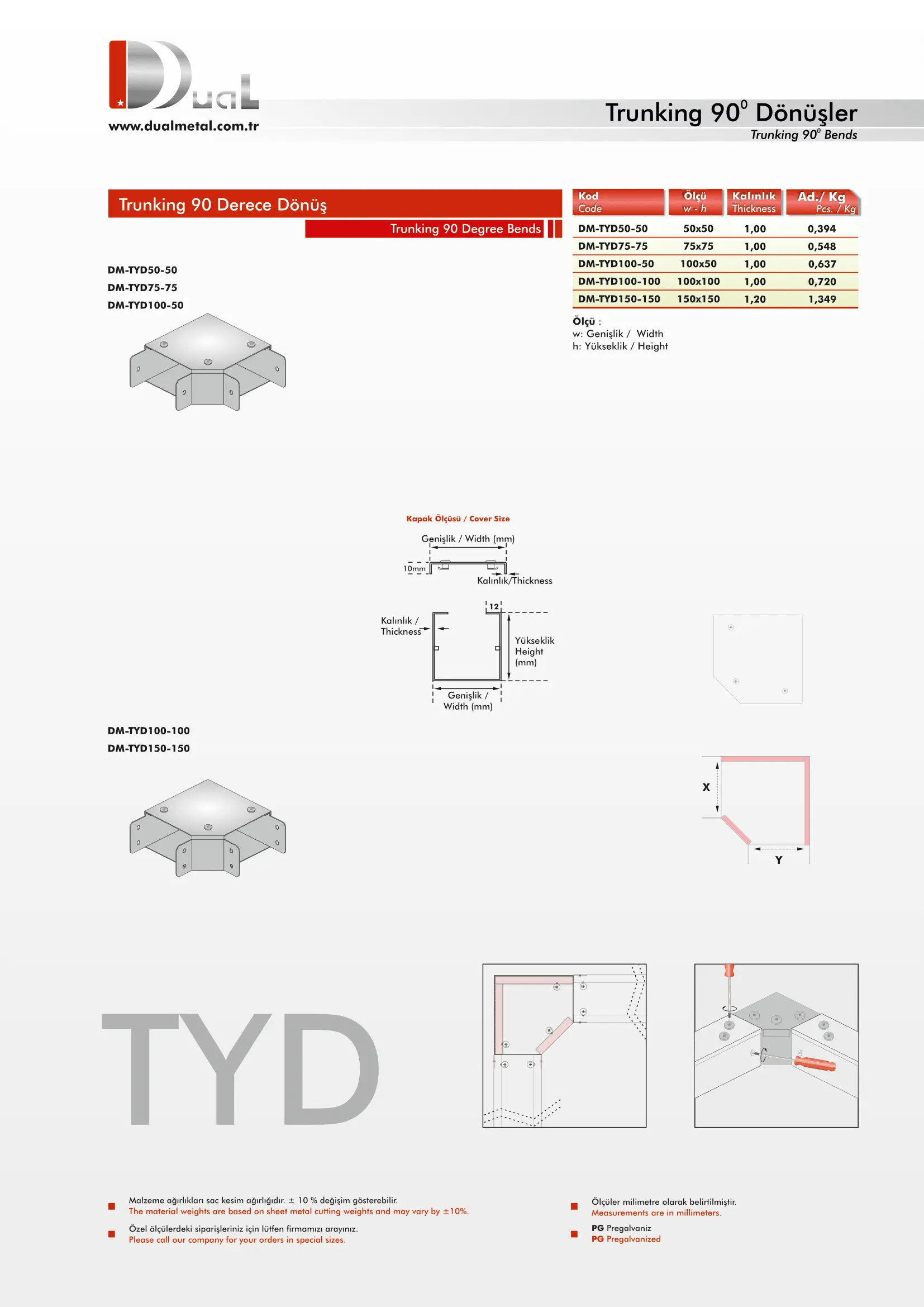 Trunking L Dönüşler