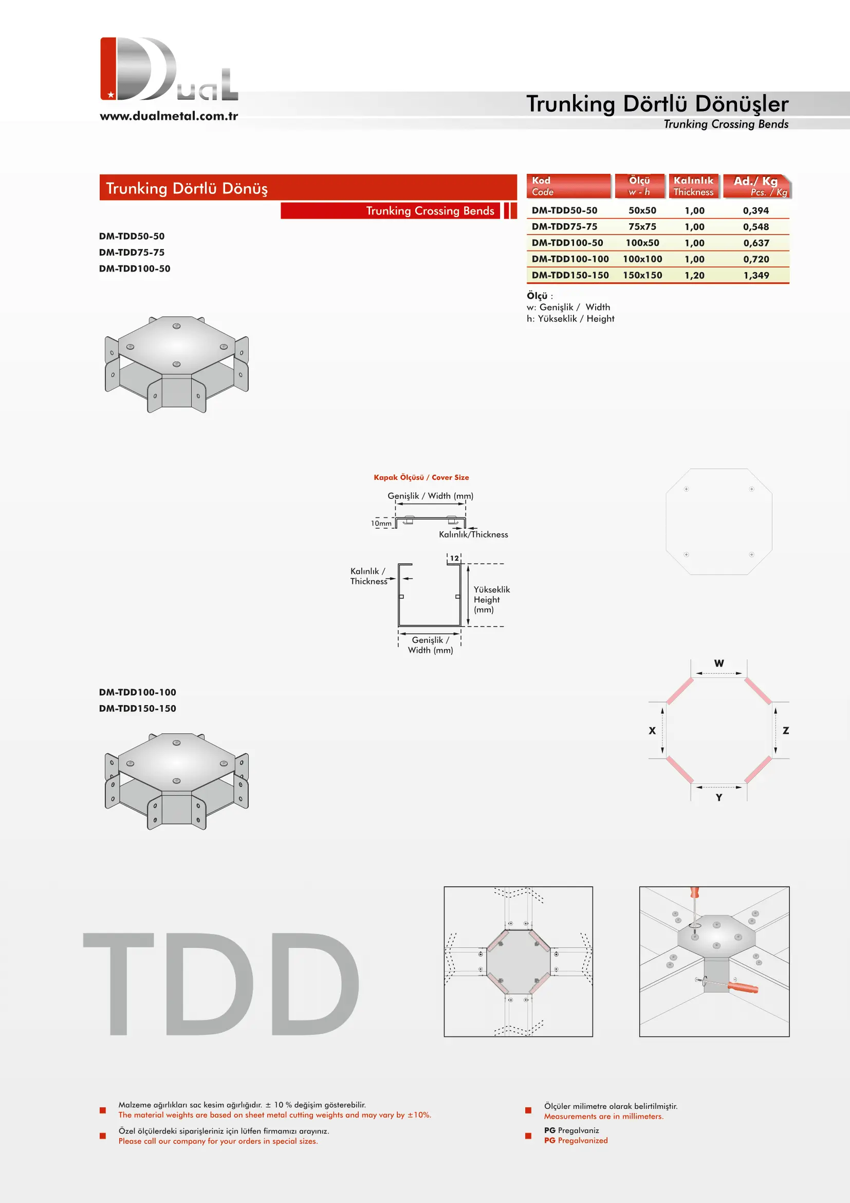 Trunking + Dönüşler