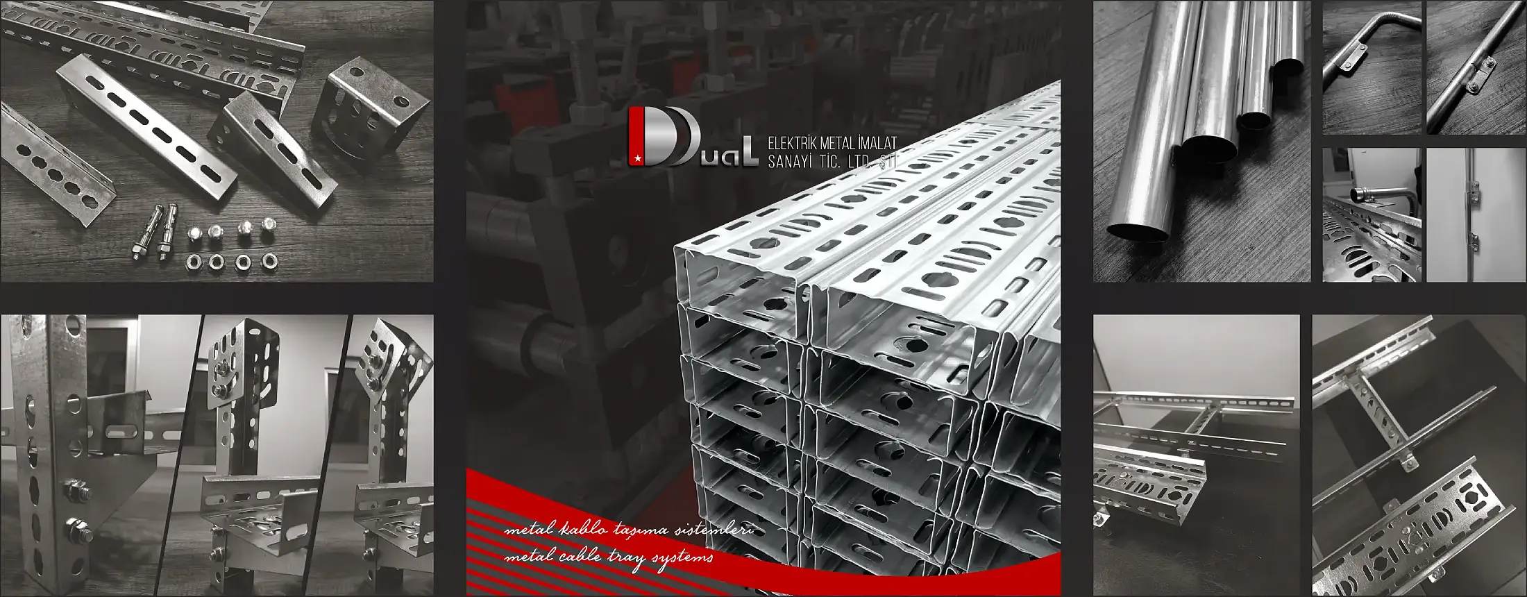 Kablo kanalı askı destek