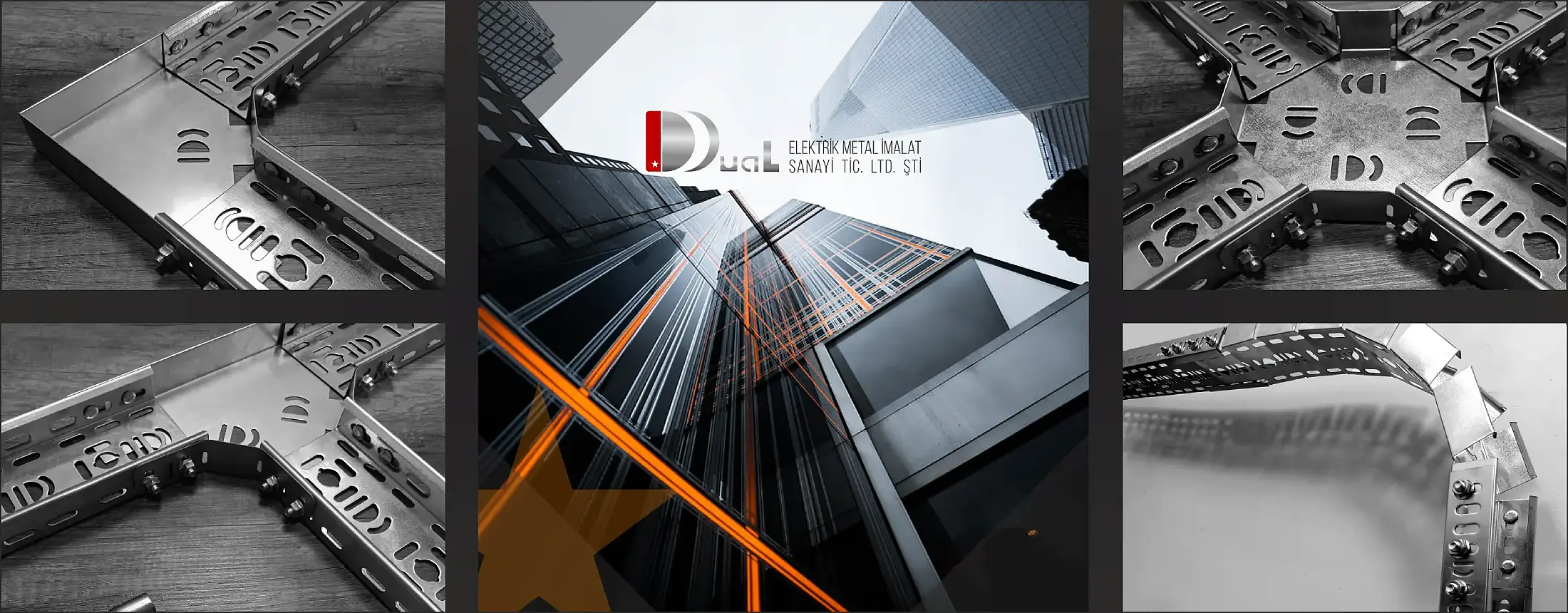 Kablo kanalı kolajı